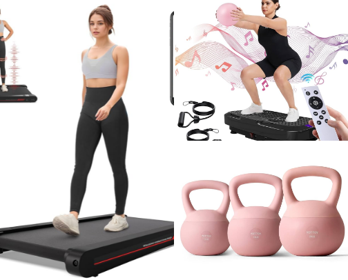Exercise Equipment on a budget cover photo collage