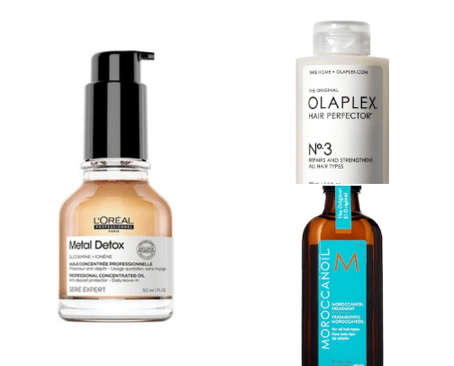 Hair products cover photo collage