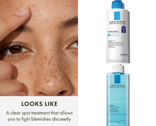 The best skin care products for acne prone skin 🧴🫧🤍 cover photo collage