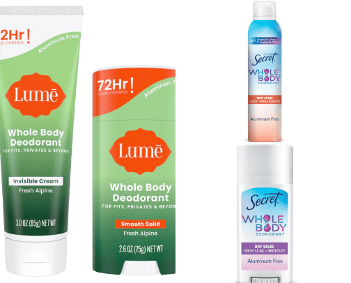 whole body deodorant cover photo collage