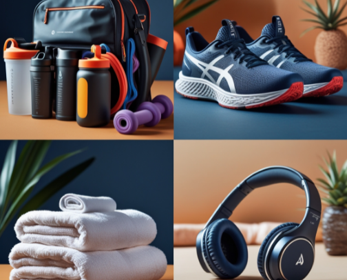 Mindful Motion: Strong and Centered cover photo collage