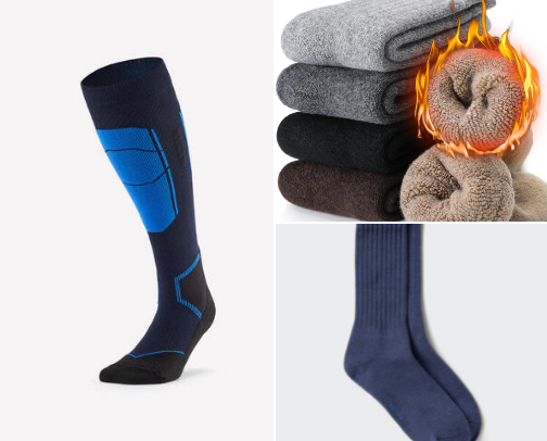 Winter Socks cover photo collage