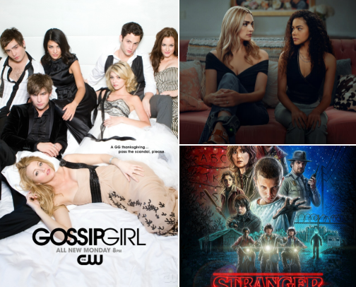 Netflix all time  comfort shows and movies cover photo collage