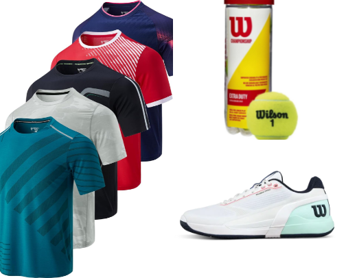 The Ultimate Tennis Essentials: Gear Up for the Court cover photo collage