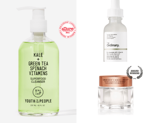my night skin care routine! cover photo collage