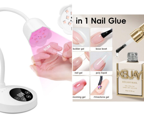 Nail Tech's dream cover photo collage