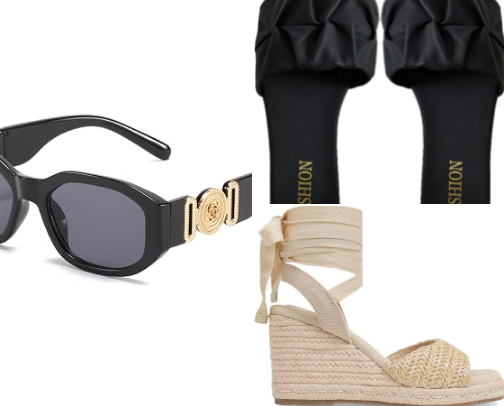 Summer Shoes & Sandals cover photo collage