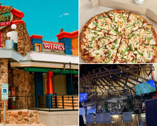 Favorite place for yummy food cover photo collage
