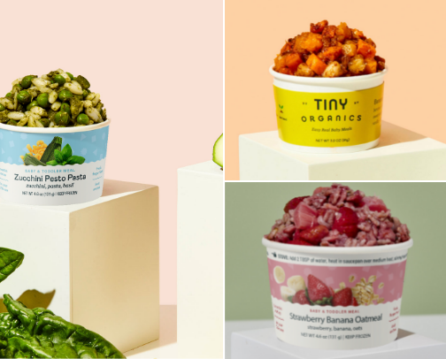 🥣 Tiny Organics Favorites — Organic Meals for 6–36 Month Olds cover photo collage