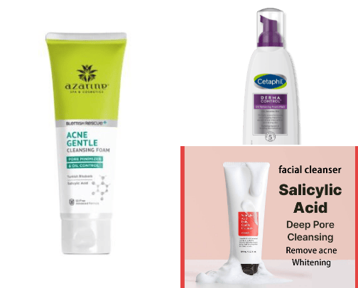 Sabun Cuci Muka yang mengandung Salicylic Acid cover photo collage