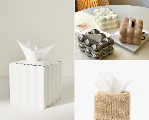 Elegant Tissue Boxes That Elevate Any Space cover photo collage