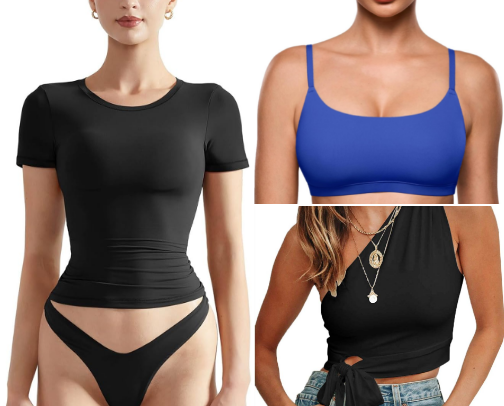 Amazon clothing favs cover photo collage