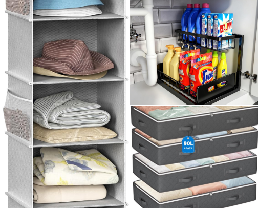 Clever Storage Ideas for Small Spaces cover photo collage
