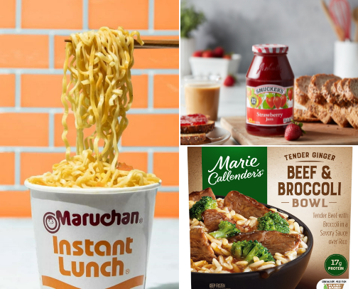 My College Student Grocery List cover photo collage