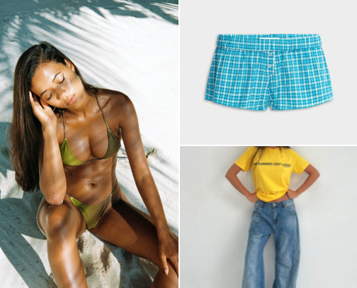 Summer wardrobe cover photo collage