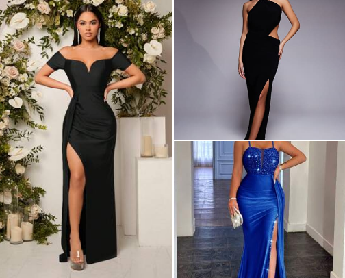 Best dinner gown to wear on a date cover photo collage