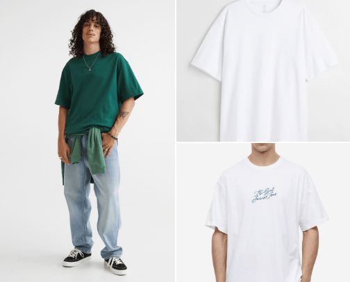 T-shirts cover photo collage