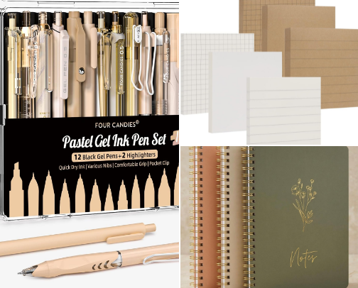 Pretty Office Supplies cover photo collage