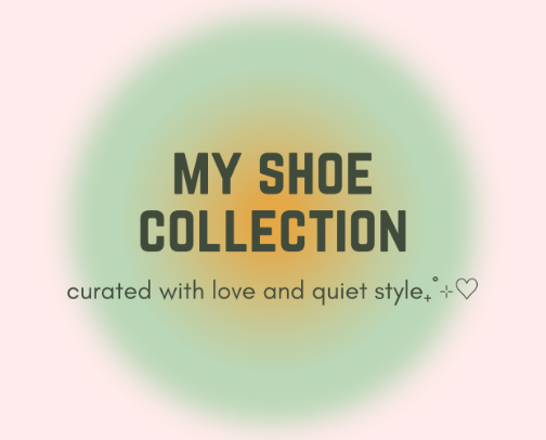my minimal shoe rotation 👟 clean, cool, never boring cover photo collage