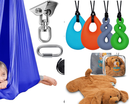 Best Sensory Toys & Calming Tools for Kids on Amazon Canada cover photo collage