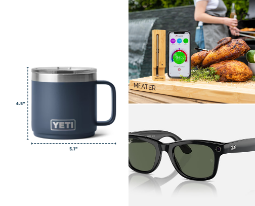 "Father's Day Gift Guide" cover photo collage
