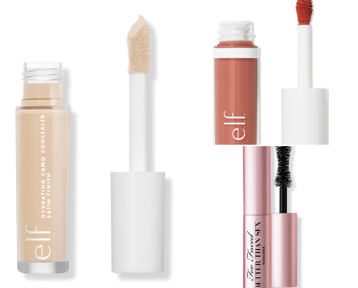 5 min / affordable makeup routine cover photo collage