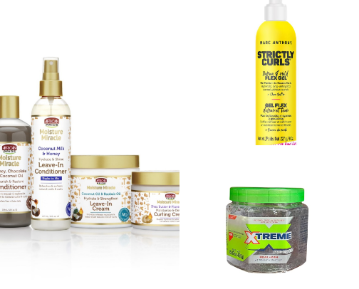 CURLY HAIR PRODUCTS cover photo collage