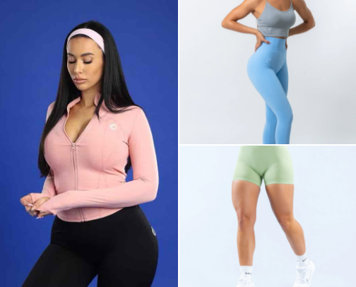 gym clothes 👟🏋️‍♀️ cover photo collage