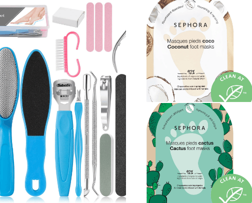 foot care cover photo collage