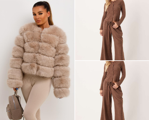 Autumn/Winter clothing cover photo collage