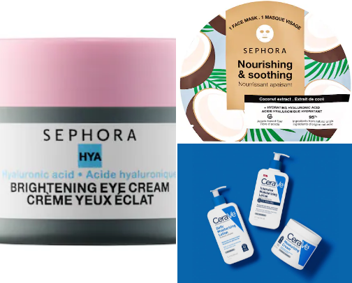 skincare cover photo collage
