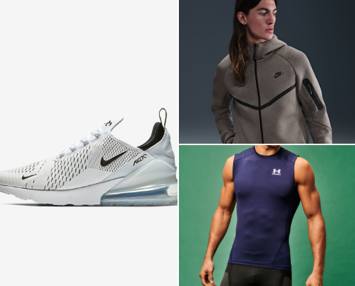 My favorite Men’s Athletic & Athleisure looks. 🔥 cover photo collage