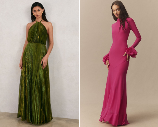 Regal, Elevated, Luxurious, Chic. Dresses and Gowns fit for a Black Tie Dress Code cover photo collage