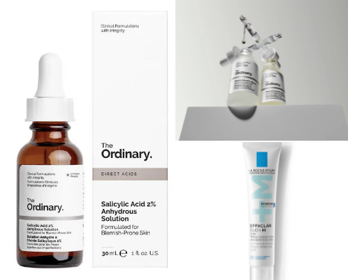 Skincare and Essential Products for Those Struggling with Uneven Skin and Acne cover photo collage