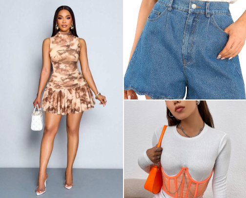 Hot summer girl outfits cover photo collage
