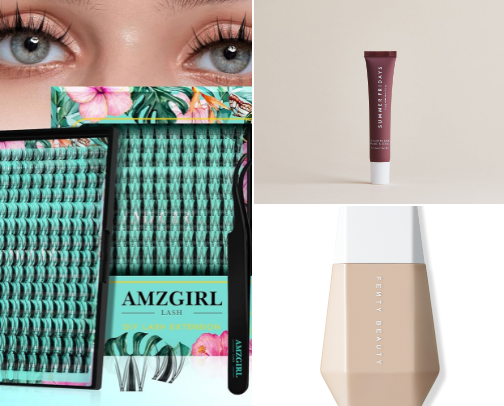 current faves of a girly girl 🎀🫧 cover photo collage
