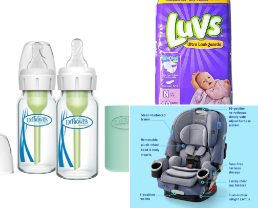 Baby must haves ! cover photo collage