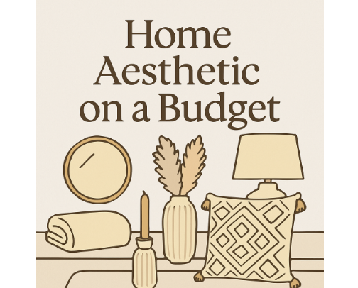 Home Aesthetic on a Budget cover photo collage