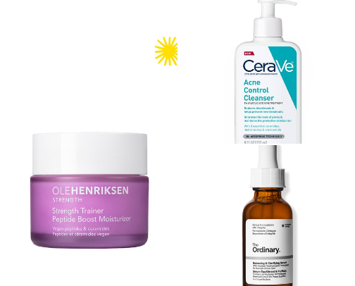 Skincare favs cover photo collage