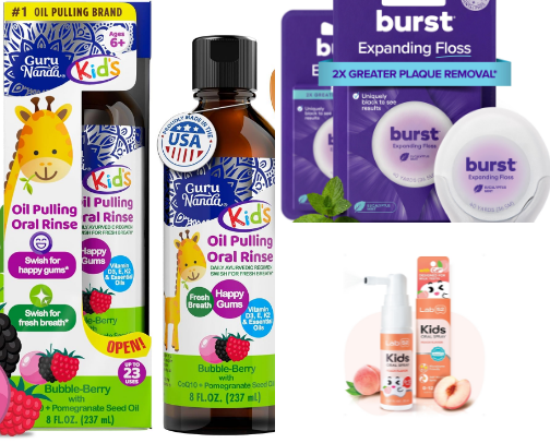 Mouth care for kids/toddlers/baby cover photo collage