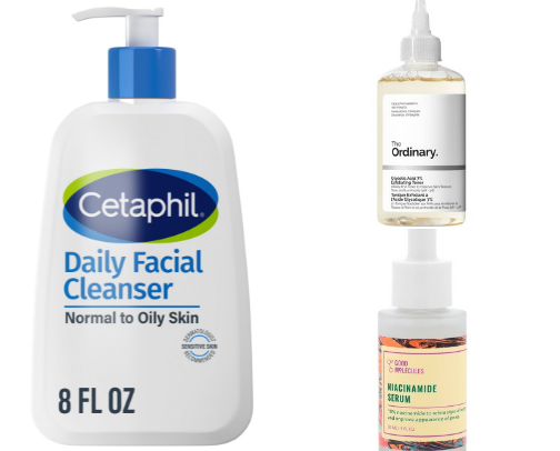 Affordable and effective skincare cover photo collage