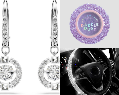 Bling Up Your Life | Sparkle Fashion, Glam Decor, Jewelry & Fun Finds cover photo collage