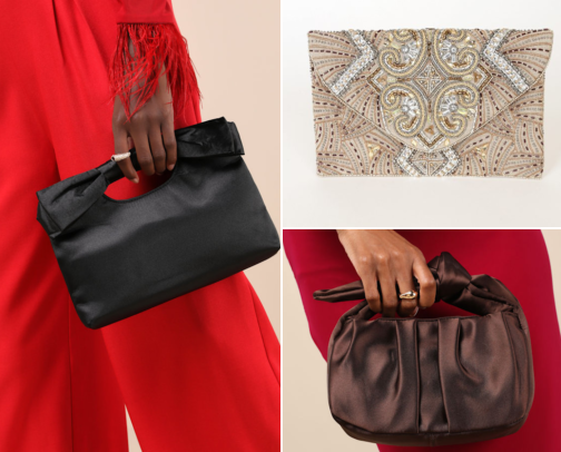 Fall & Winter Wedding Guest Accessories: Bags, Jewelry, Wraps & More cover photo collage