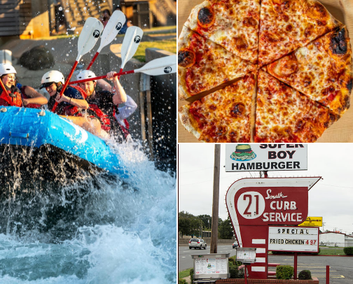 Charlotte, NC-- things to do and eat cover photo collage