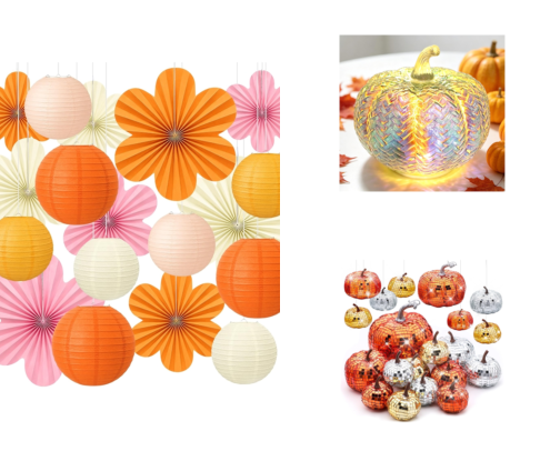 Groovy Retro Fall Decor 70's Flashback cover photo collage