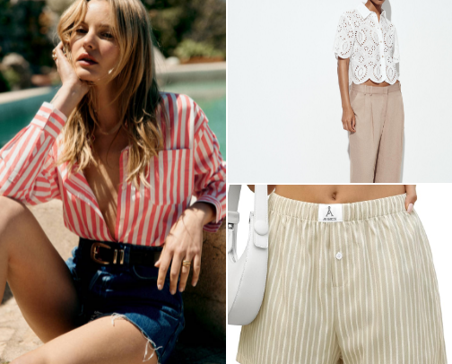 Classic and trendy summer clothes for the whole family cover photo collage