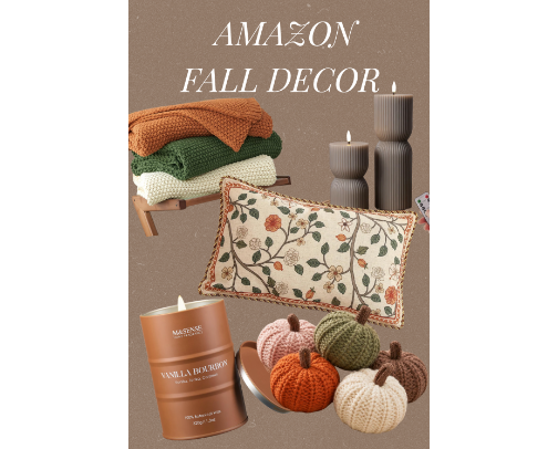 Amazon Fall Decor cover photo collage