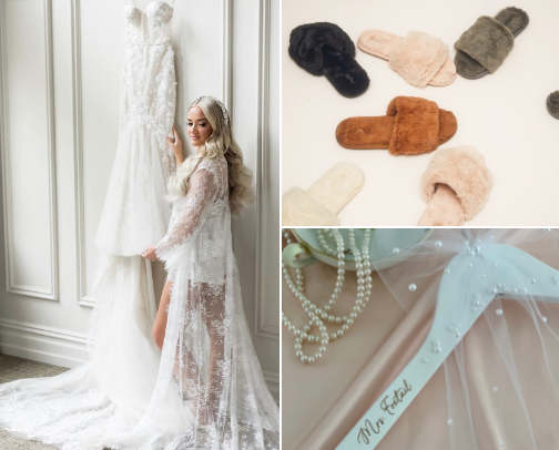 Wedding Morning Essentials Every Bride Needs cover photo collage