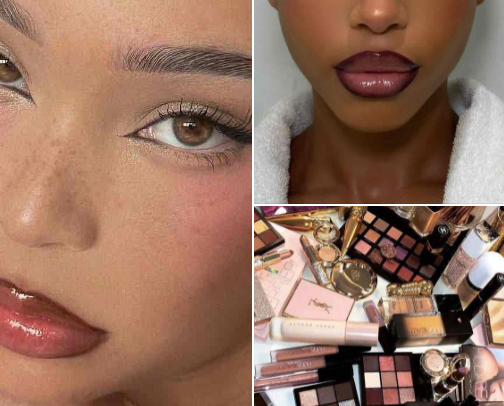 Natural makeup 101-  Makeup where?!!💋🤫 cover photo collage