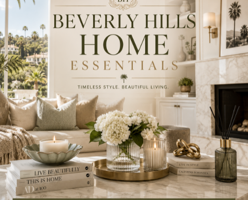 Beverly Hills Home Essentials cover photo collage
